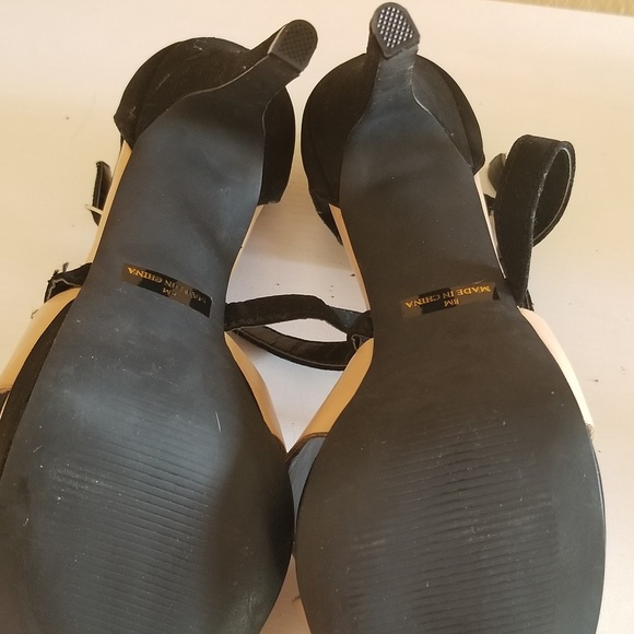 Brand New Beautiful black & cream heels - Picture 5 of 6